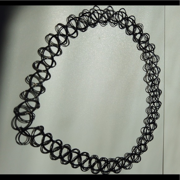 Black tattoo choker necklace <3 - Picture 1 of 4